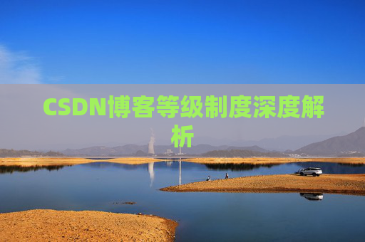 CSDN博客等级制度深度解析